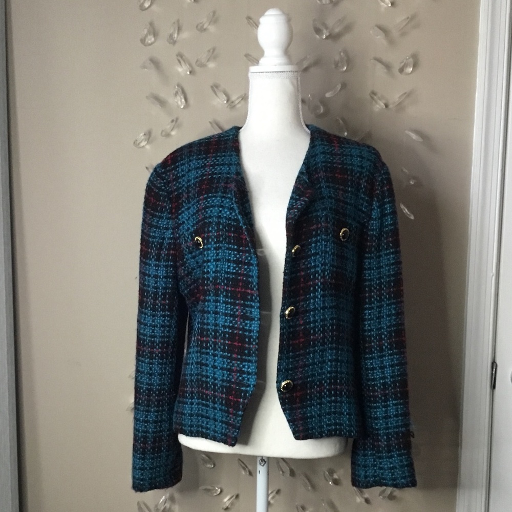 Emelda Vintage Tweed Blazer main image 0